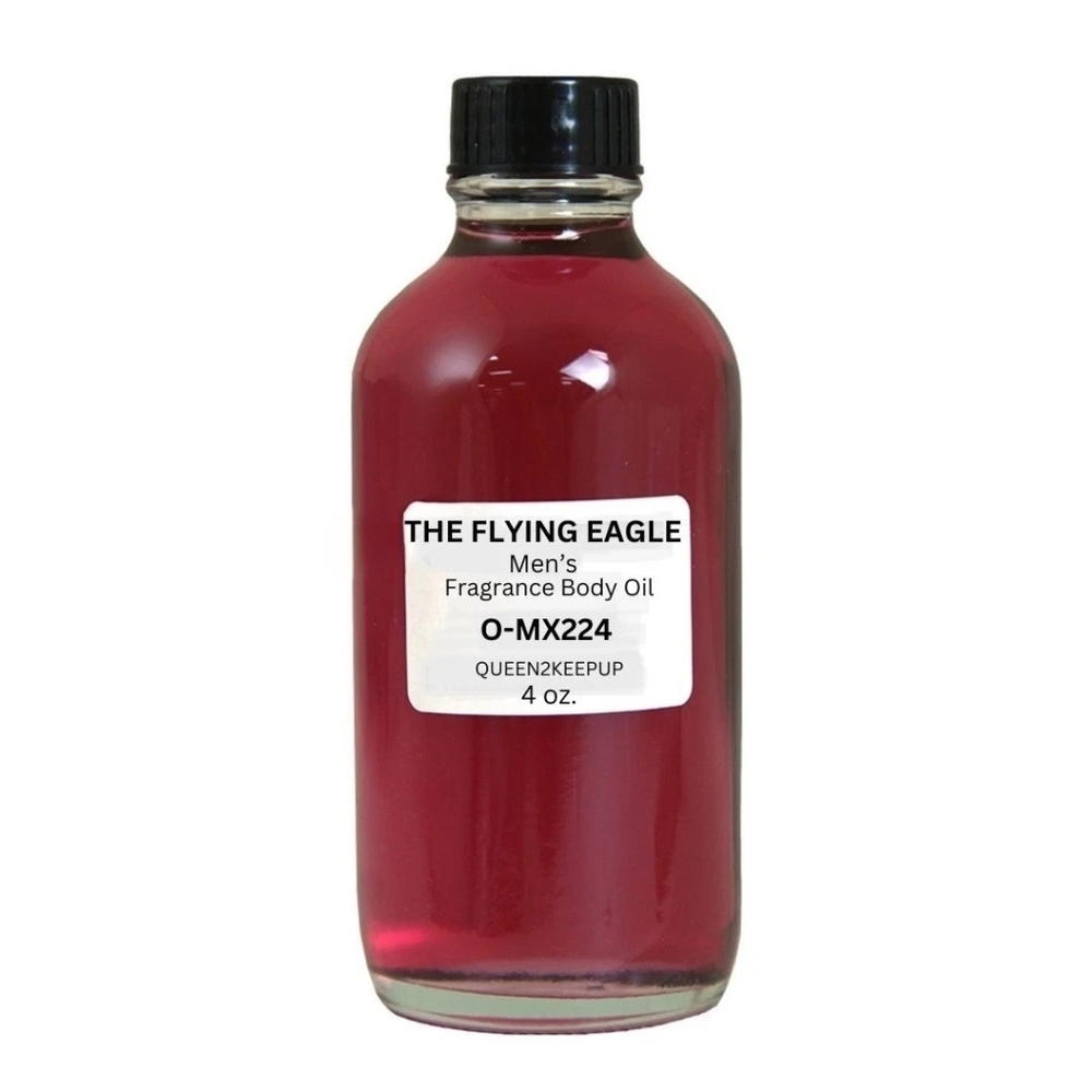 The Flying Eagle (Men) Body Oil 4 oz Fragrance All Natural Pure Uncut Scent